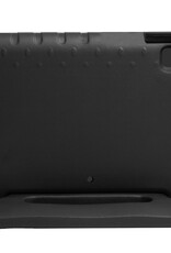 NoXx Hoesje Geschikt voor iPad 10.2 2021 Hoesje Kinderhoes Shockproof Hoes Kids Case Met Screenprotector - Zwart