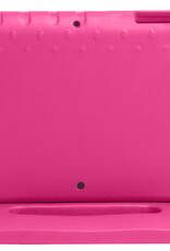 Nomfy Hoes Geschikt voor iPad 10.2 2021 Hoes Bumper Kindvriendelijk Kids Case Kinderhoes Met Screenprotector - Hoesje Geschikt voor iPad 9 Hoesje Shockproof Cover Hoes - Roze