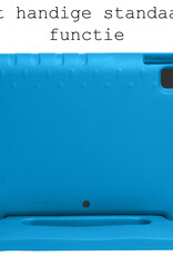 BASEY. Hoesje Geschikt voor iPad 10.2 2019 Hoesje Kinder Hoes Shockproof Kinderhoes Met 2x Screenprotector - Kindvriendelijk Hoesje Geschikt voor iPad 7 Hoes Kids Case - Blauw