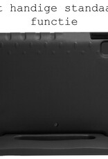 BASEY. Hoesje Geschikt voor iPad 10.2 2020 Hoesje Kinder Hoes Shockproof Kinderhoes Met 2x Screenprotector - Kindvriendelijk Hoesje Geschikt voor iPad 8 Hoes Kids Case - Zwart