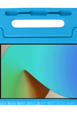 BASEY. Hoesje Geschikt voor iPad 10.2 2021 Hoesje Kinder Hoes Shockproof Kinderhoes Met 2x Screenprotector - Kindvriendelijk Hoesje Geschikt voor iPad 9 Hoes Kids Case - Blauw
