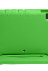NoXx Hoesje Geschikt voor iPad 10.2 2019 Hoesje Kinderhoes Shockproof Hoes Kids Case Met 2x Screenprotector - Groen