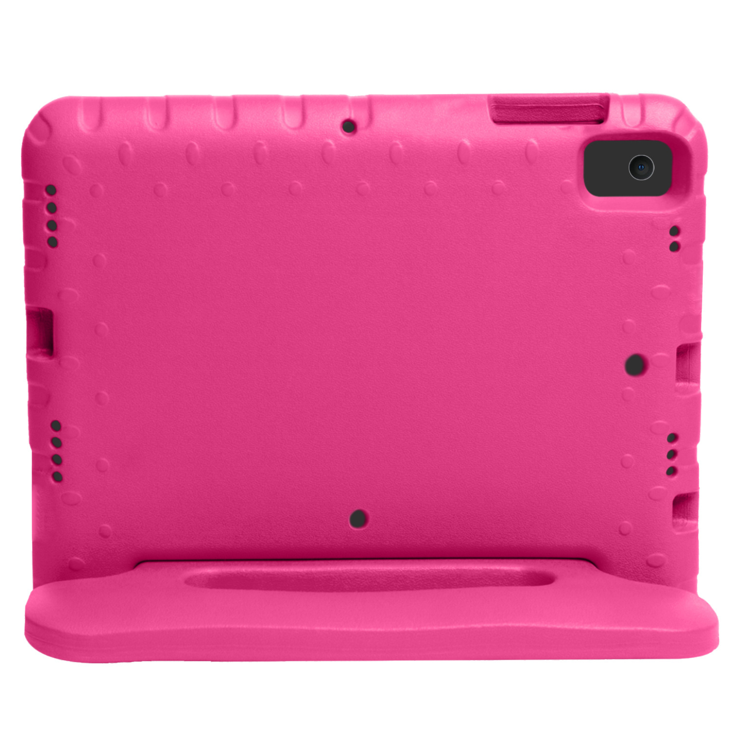 NoXx iPad 10.2 2020 Hoesje Kinderhoes Shockproof Cover Case Met 2x Screenprotector - Roze