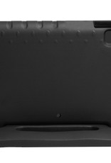 NoXx Hoesje Geschikt voor iPad 10.2 2020 Hoesje Kinderhoes Shockproof Hoes Kids Case Met 2x Screenprotector - Zwart