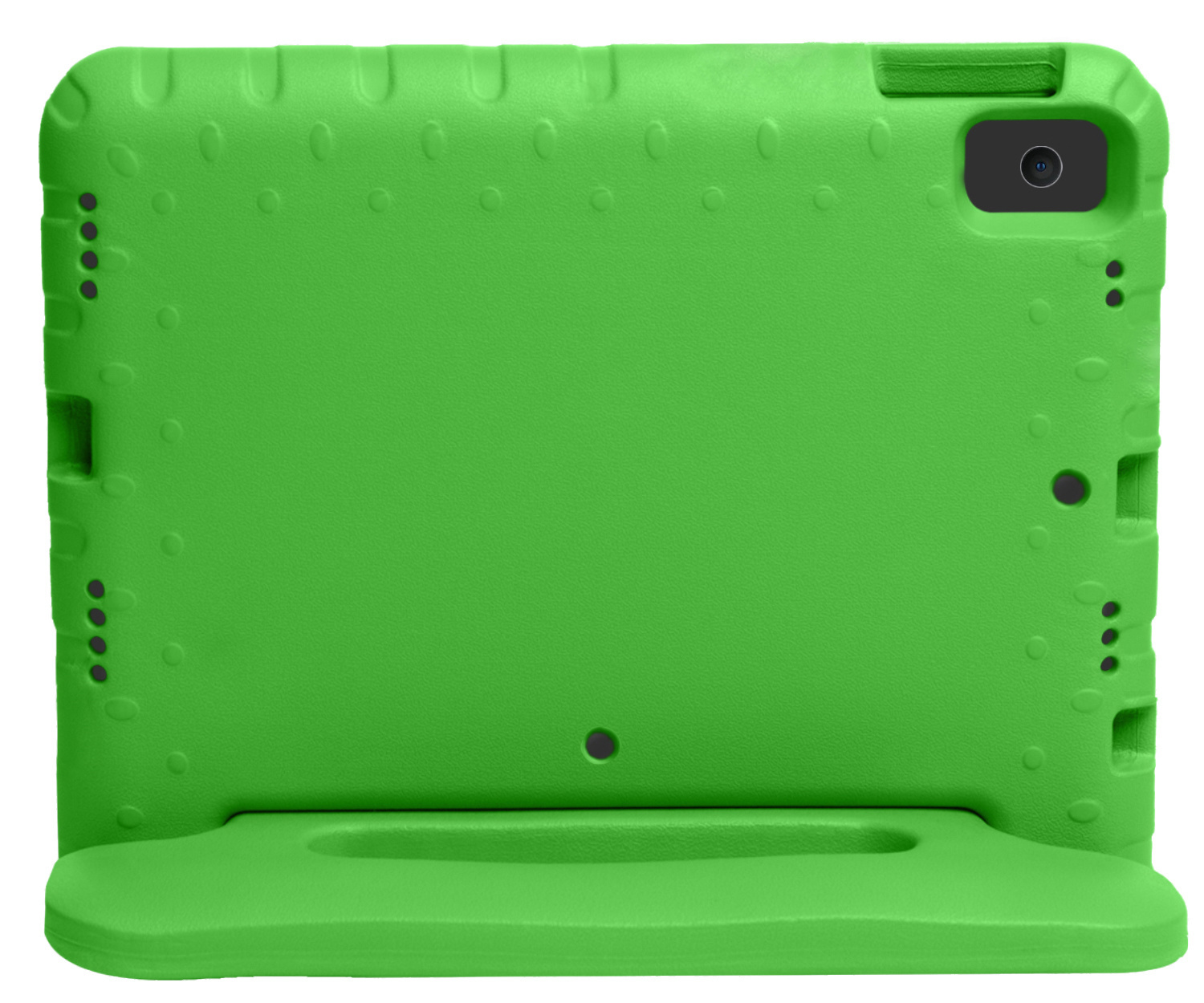 Nomfy Hoes Geschikt voor iPad 10.2 2019 Hoes Bumper Kindvriendelijk Kids Case Kinderhoes Met 2x Screenprotector - Hoesje Geschikt voor iPad 7 Hoesje Shockproof Cover Hoes - Groen