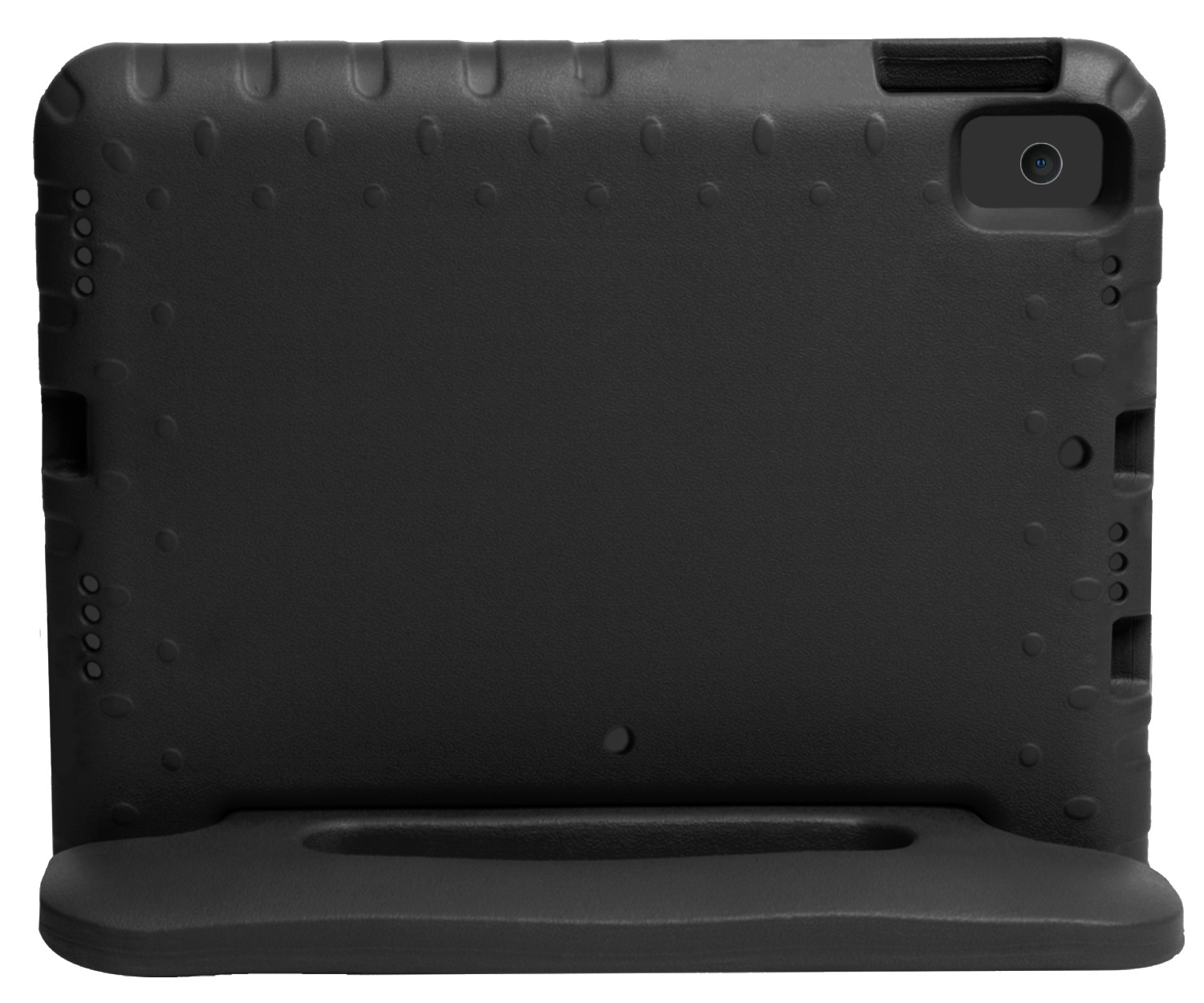 Nomfy Hoes Geschikt voor iPad 10.2 2019 Hoes Bumper Kindvriendelijk Kids Case Kinderhoes Met 2x Screenprotector - Hoesje Geschikt voor iPad 7 Hoesje Shockproof Cover Hoes - Zwart