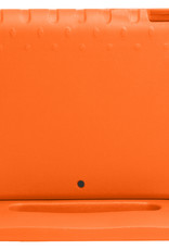 Nomfy Hoes Geschikt voor iPad 10.2 2020 Hoes Bumper Kindvriendelijk Kids Case Kinderhoes Met 2x Screenprotector - Hoesje Geschikt voor iPad 8 Hoesje Shockproof Cover Hoes - Oranje
