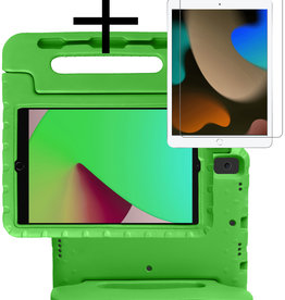 NoXx NoXx iPad 10.2 2020 Kinderhoes Met Screenprotector - Groen