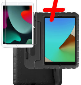 BASEY. BASEY. iPad 10.2 2021 Kinderhoes Met Screenprotector - Zwart