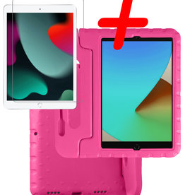 BASEY. BASEY. iPad 10.2 2021 Kinderhoes Met Screenprotector - Roze