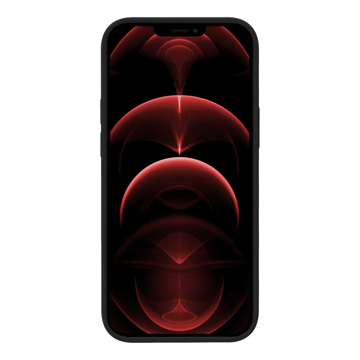 Nomfy Hoesje Geschikt voor iPhone 14 Pro Max Hoesje Siliconen Cover Case Met Screenprotector - Hoes Geschikt voor iPhone 14 Pro Max Hoes Back Case - Zwart