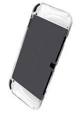 NoXx Hoesje Geschikt voor Nintendo Switch OLED Case Hoes Hard Cover Schokbestendig - Hoes Geschikt voor Nintendo Switch OLED Hoes - Transparant