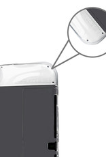 NoXx Hoesje Geschikt voor Nintendo Switch OLED Case Hoes Hard Cover Schokbestendig - Hoes Geschikt voor Nintendo Switch OLED Hoes - Transparant