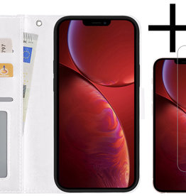 NoXx NoXx iPhone 14 Pro Max Hoesje Bookcase Met Screenprotector - Wit