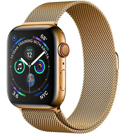 NoXx NoXx Apple Watch 8 Bandje Milanees (45 mm) - Goud