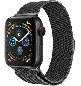 Nomfy Nomfy Apple Watch 8 Bandje Milanees (45 mm) - Zwart