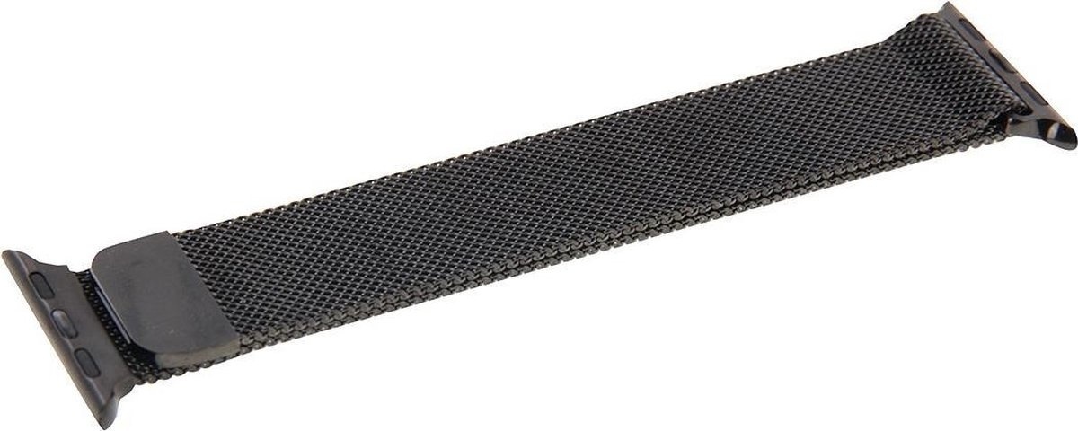 Nomfy Milanees Horlogebandje Geschikt voor 8 45 mm Band Milanees - Bandje Geschikt voor 8 45 mm Bandje Milanees - Zwart