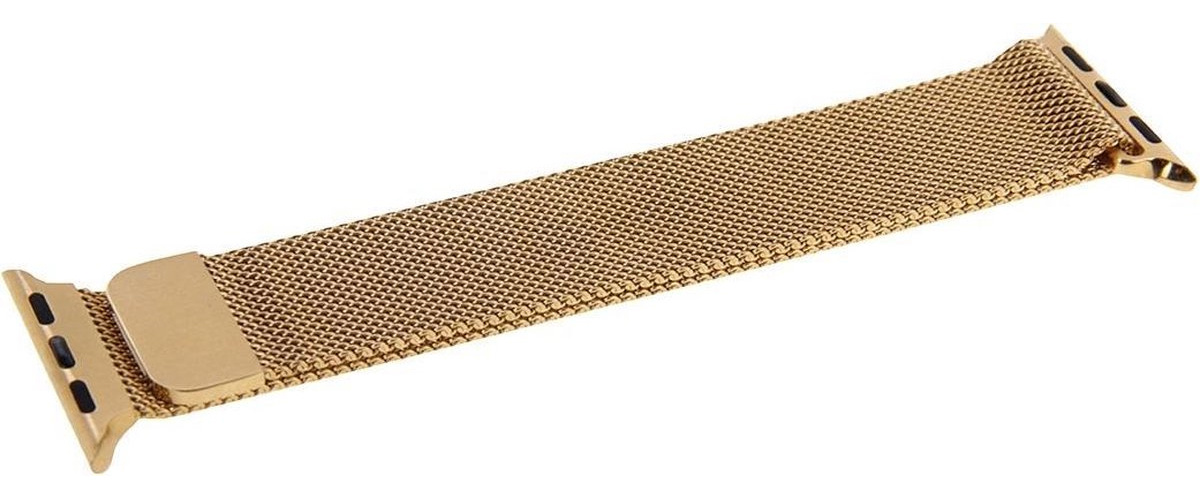 Nomfy Milanees Horlogebandje Geschikt voor 8 41 mm Band Milanees - Bandje Geschikt voor 8 41 mm Bandje Milanees - Zwart & Goud