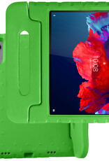 BASEY. Hoesje Geschikt voor Lenovo Tab P11 Plus Hoesje Kinder Hoes Shockproof Kinderhoes - Kindvriendelijk Hoesje Geschikt voor Lenovo Tab P11 Plus Hoes Kids Case - Groen