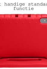 BASEY. Hoesje Geschikt voor Lenovo Tab P11 Plus Hoesje Kinder Hoes Shockproof Kinderhoes - Kindvriendelijk Hoesje Geschikt voor Lenovo Tab P11 Plus Hoes Kids Case - Rood