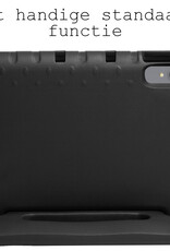 BASEY. Hoesje Geschikt voor Lenovo Tab P11 Plus Hoesje Kinder Hoes Shockproof Kinderhoes - Kindvriendelijk Hoesje Geschikt voor Lenovo Tab P11 Plus Hoes Kids Case - Zwart