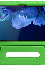 Nomfy Hoes Geschikt voor Lenovo Tab P11 Plus Hoes Bumper Kindvriendelijk Kids Case Kinderhoes - Hoesje Geschikt voor Lenovo Tab P11 Plus Hoesje Shockproof Cover Hoes - Groen