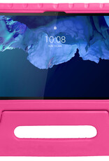 Nomfy Hoes Geschikt voor Lenovo Tab P11 Plus Hoes Bumper Kindvriendelijk Kids Case Kinderhoes - Hoesje Geschikt voor Lenovo Tab P11 Plus Hoesje Shockproof Cover Hoes - Roze