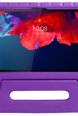 BASEY. Hoesje Geschikt voor Lenovo Tab P11 Plus Hoesje Kinder Hoes Shockproof Kinderhoes Met Screenprotector - Kindvriendelijk Hoesje Geschikt voor Lenovo Tab P11 Plus Hoes Kids Case - Paars