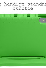 BASEY. Hoesje Geschikt voor Lenovo Tab P11 Plus Hoesje Kinder Hoes Shockproof Kinderhoes Met 2x Screenprotector - Kindvriendelijk Hoesje Geschikt voor Lenovo Tab P11 Plus Hoes Kids Case - Groen