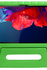 BASEY. Hoesje Geschikt voor Lenovo Tab P11 Plus Hoesje Kinder Hoes Shockproof Kinderhoes Met 2x Screenprotector - Kindvriendelijk Hoesje Geschikt voor Lenovo Tab P11 Plus Hoes Kids Case - Groen
