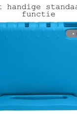 BASEY. Hoesje Geschikt voor Lenovo Tab P11 Plus Hoesje Kinder Hoes Shockproof Kinderhoes Met 2x Screenprotector - Kindvriendelijk Hoesje Geschikt voor Lenovo Tab P11 Plus Hoes Kids Case - Blauw