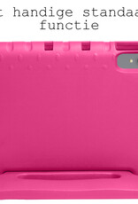 BASEY. Hoesje Geschikt voor Lenovo Tab P11 Plus Hoesje Kinder Hoes Shockproof Kinderhoes Met 2x Screenprotector - Kindvriendelijk Hoesje Geschikt voor Lenovo Tab P11 Plus Hoes Kids Case - Roze