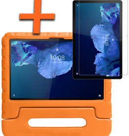 Nomfy Nomfy Lenovo Tab P11 Plus Kinderhoes Met Screenprotector - Oranje