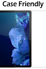 Nomfy Hoes Geschikt voor Lenovo Tab P11 Plus Hoes Bumper Kindvriendelijk Kids Case Kinderhoes Met Screenprotector - Hoesje Geschikt voor Lenovo Tab P11 Plus Hoesje Shockproof Cover Hoes - Rood