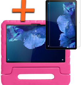 Nomfy Nomfy Lenovo Tab P11 Plus Kinderhoes Met Screenprotector - Roze