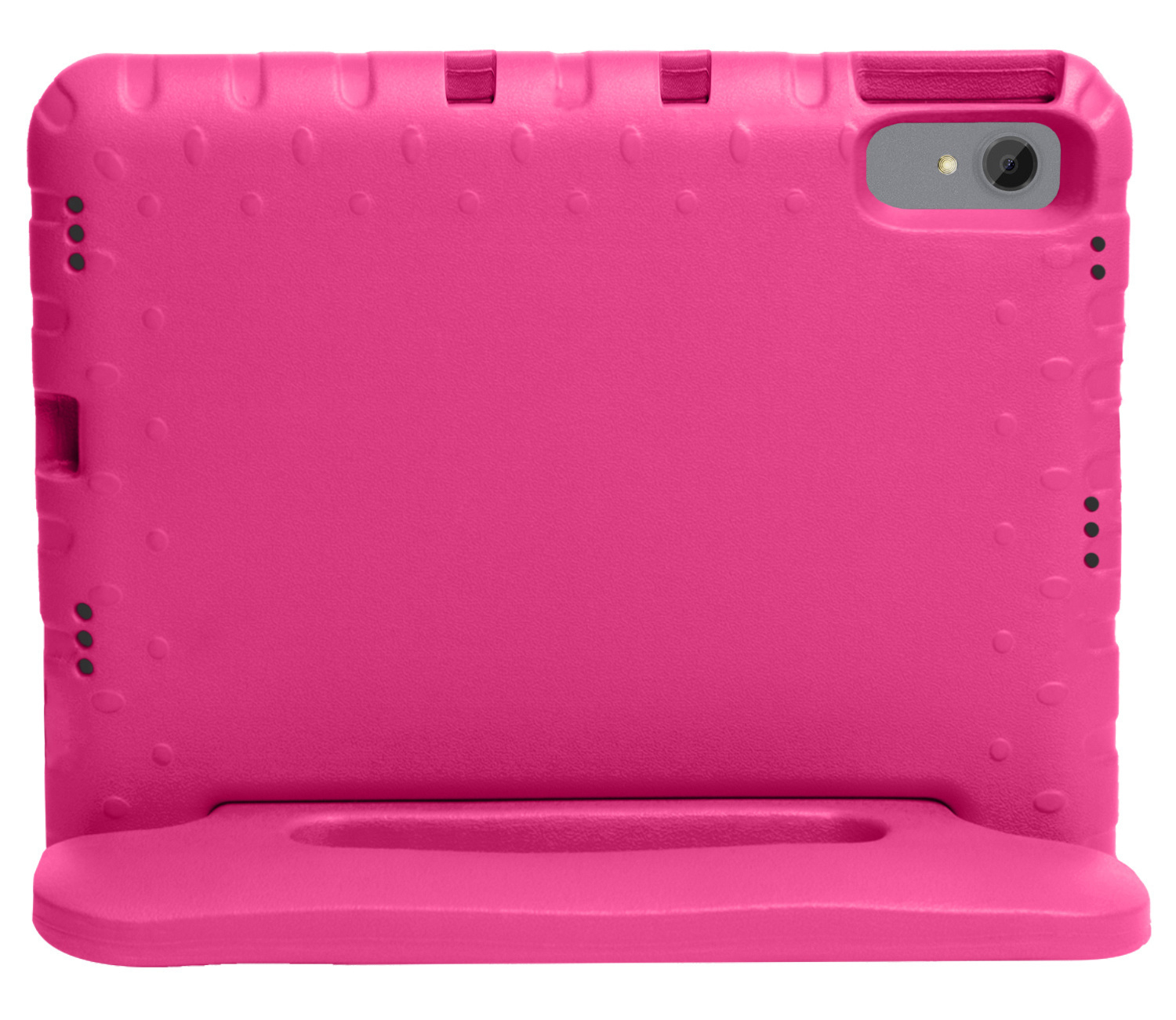Nomfy Hoes Geschikt voor Lenovo Tab P11 Plus Hoes Bumper Kindvriendelijk Kids Case Kinderhoes Met Screenprotector - Hoesje Geschikt voor Lenovo Tab P11 Plus Hoesje Shockproof Cover Hoes - Roze