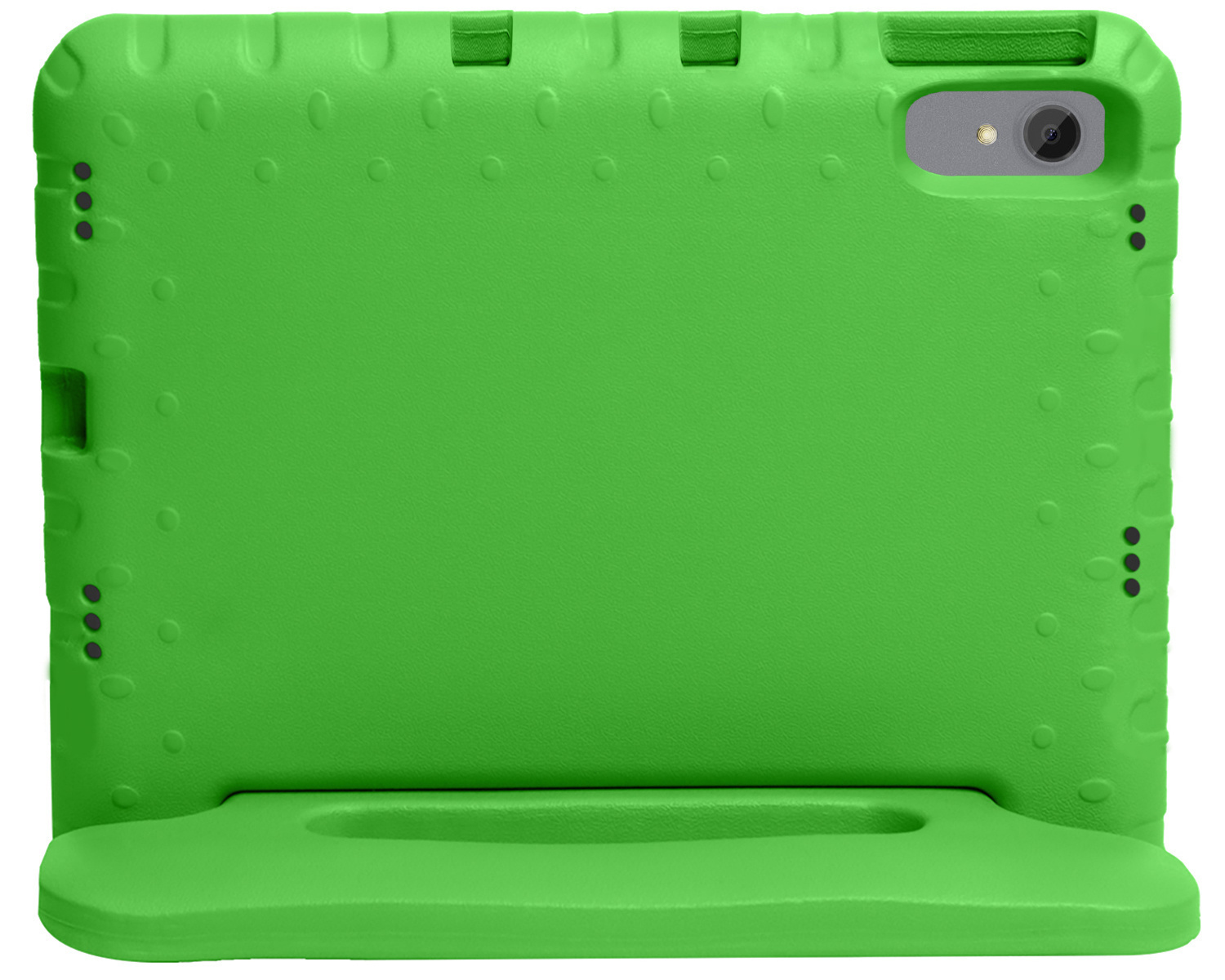 Nomfy Lenovo Tab P11 Plus Hoes Bumper Kindvriendelijk Kids Case Met 2x Screenprotector - Lenovo P11 Plus Hoesje Shockproof Cover Hoes - Groen