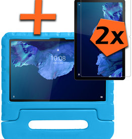 Nomfy Nomfy Lenovo Tab P11 Plus Kinderhoes Met 2x Screenprotector - Blauw
