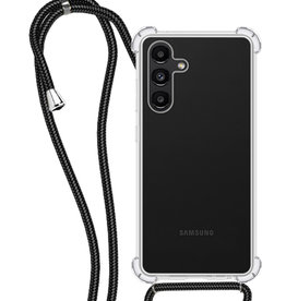 NoXx NoXx Samsung Galaxy A04s Hoesje Transparant Shockproof Met Zwart Koord