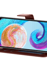 Nomfy Hoesje Geschikt voor Samsung A04s Hoes Bookcase Flipcase Book Cover - Hoes Geschikt voor Samsung Galaxy A04s Hoesje Book Case - Bruin