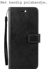 BASEY. Hoes Geschikt voor Samsung A04s Hoesje Bookcase Hoes Flip Case Book Cover - Hoesje Geschikt voor Samsung Galaxy A04s Hoes Book Case Hoesje - Zwart