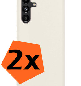 Nomfy Nomfy Samsung Galaxy A04s Hoesje Siliconen - Wit - 2 PACK