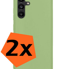 Nomfy Nomfy Samsung Galaxy A04s Hoesje Siliconen - Groen - 2 PACK