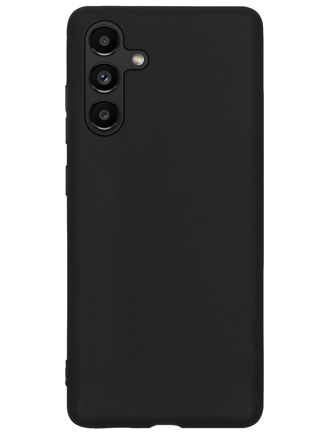 NoXx Hoes Geschikt voor Samsung A04s Hoesje Cover Siliconen Back Case Hoes - Zwart - 2x