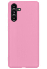 NoXx Samsung Galaxy A04s Hoesje Back Cover Siliconen Case Hoes - Licht Roze