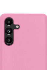 NoXx Samsung Galaxy A04s Hoesje Back Cover Siliconen Case Hoes - Licht Roze