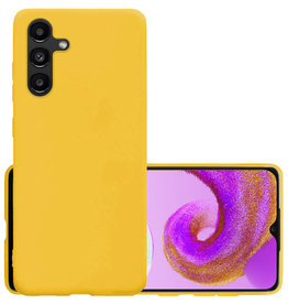 NoXx NoXx Samsung Galaxy A04s Hoesje Siliconen - Geel