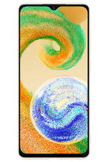 BASEY. Hoes Geschikt voor Samsung A04s Hoesje Siliconen Back Cover Case - Hoesje Geschikt voor Samsung Galaxy A04s Hoes Cover Hoesje - Wit