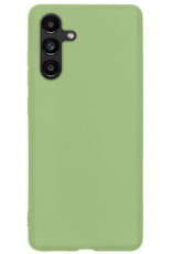 BASEY. Hoes Geschikt voor Samsung A04s Hoesje Siliconen Back Cover Case - Hoesje Geschikt voor Samsung Galaxy A04s Hoes Cover Hoesje - Groen