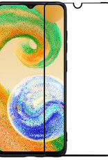 BASEY. Screenprotector Geschikt voor Samsung A04s Screenprotector Beschermglas Full Cover - Screenprotector Geschikt voor Samsung Galaxy A04s Screen Protector Full Cover